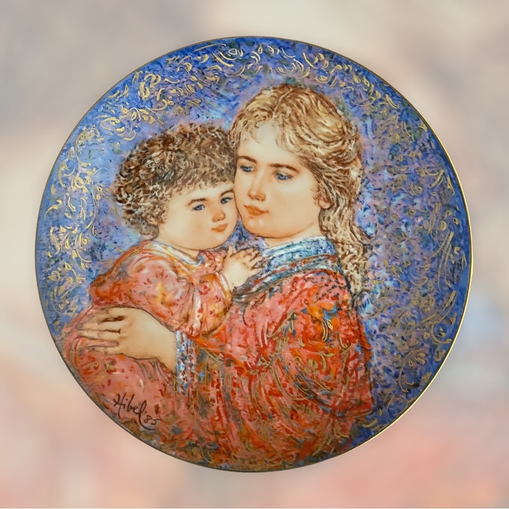 Edna Hibel Collector’s Plate by Knowles